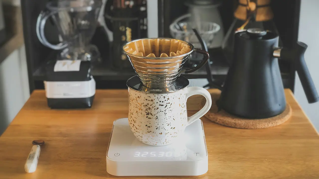 Zubereitung eines Filterkaffees